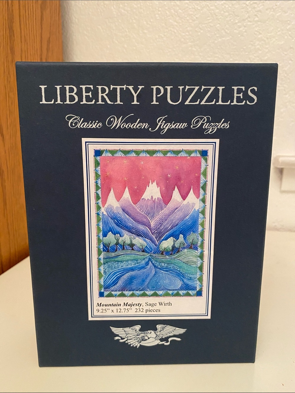 Liberty Classic Wooden Jigsaw Puzzles Mountain Majesty Sage Wirth 232 Pieces